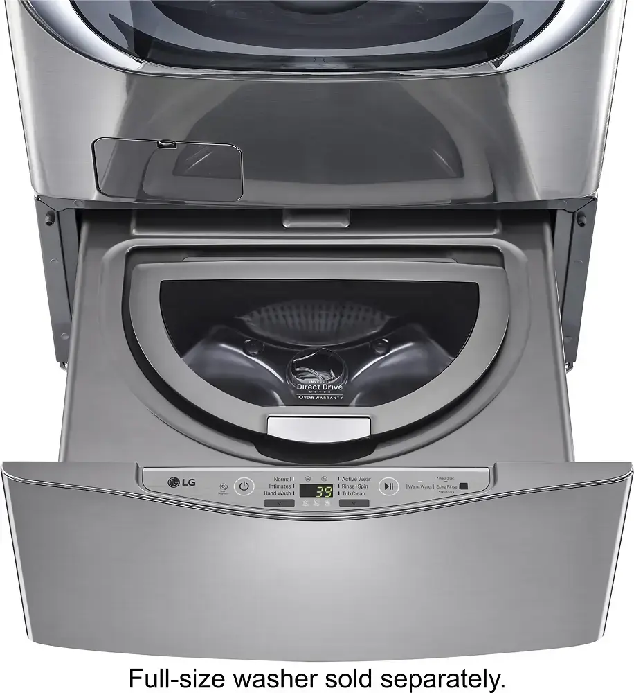 Thumbnail: LG 29 in. 1.0 cu. ft. SideKick Laundry Pedestal Washer WD200CV