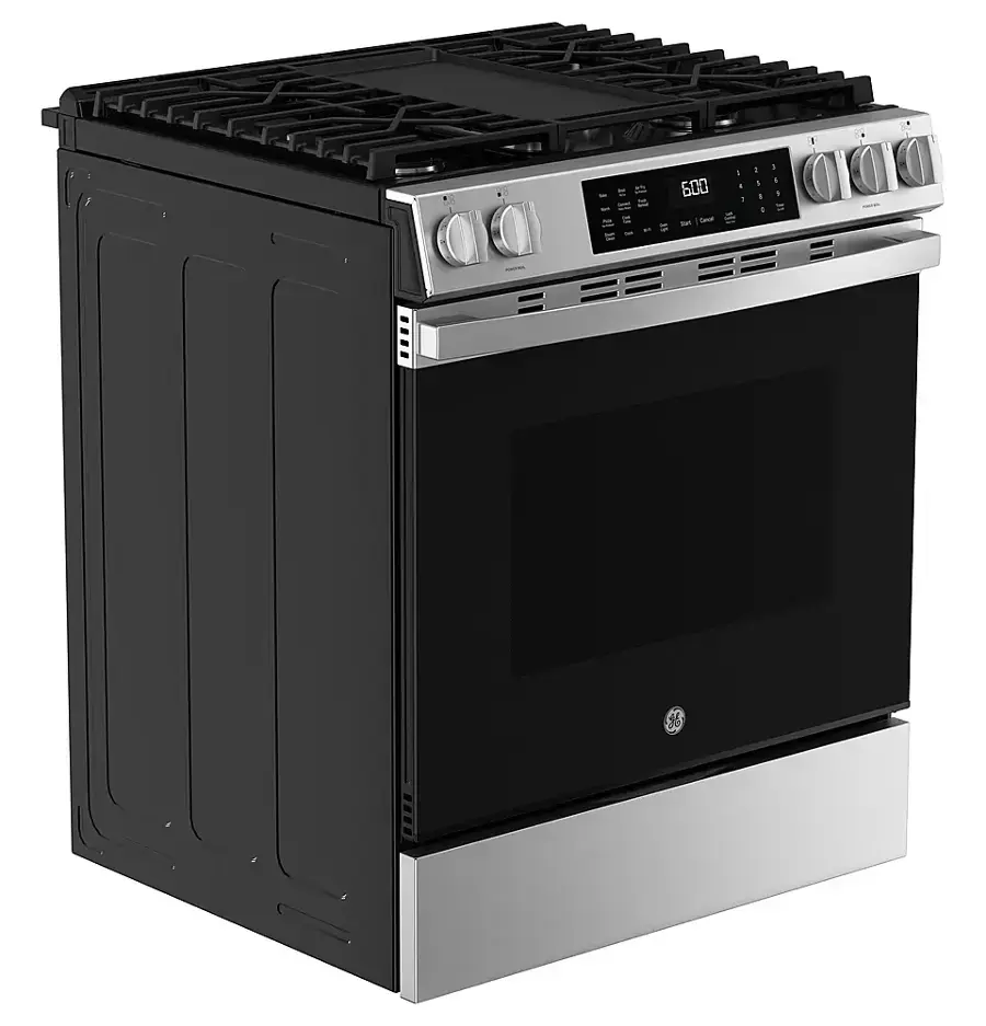 Thumbnail: GE 5.3 cu. ft. Gas Range with Air Fry & EasyWash Tray GGS600AVFS