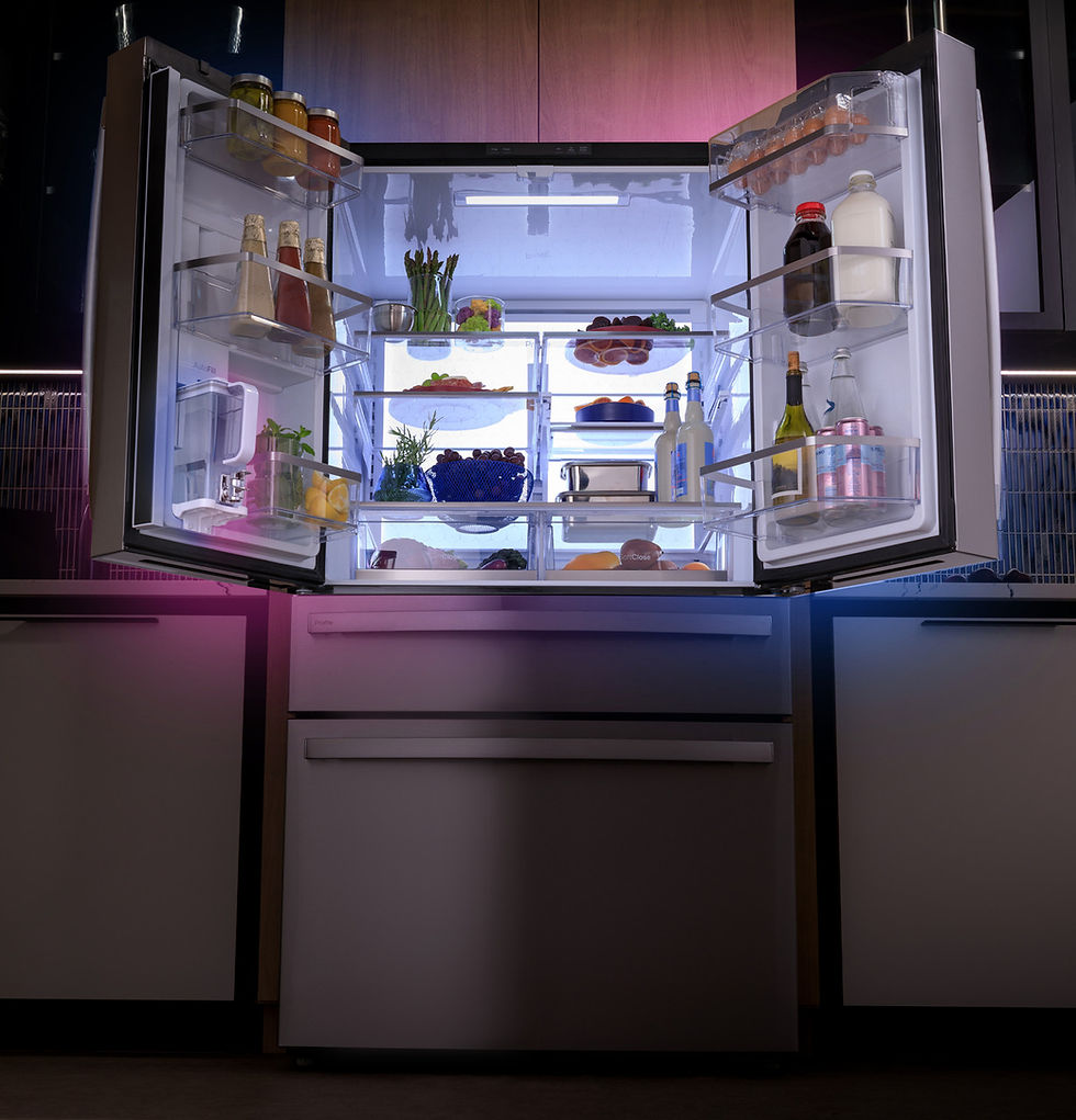Thumbnail: Profile 23.2 cu. ft Counter Depth Refrigerator with AutoFill Pitcher PJE23BYWFS
