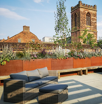 Penthouse Garden, Interior designer, Elaine Lewis