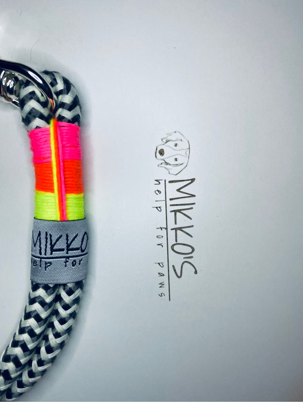 Miniaturbild: Hundeleine aus Paracord "Neon"