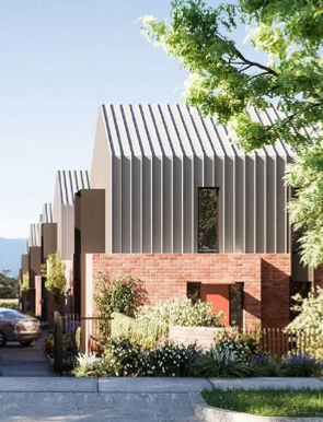 Exterior rendering of the Montaine Project in Croydo