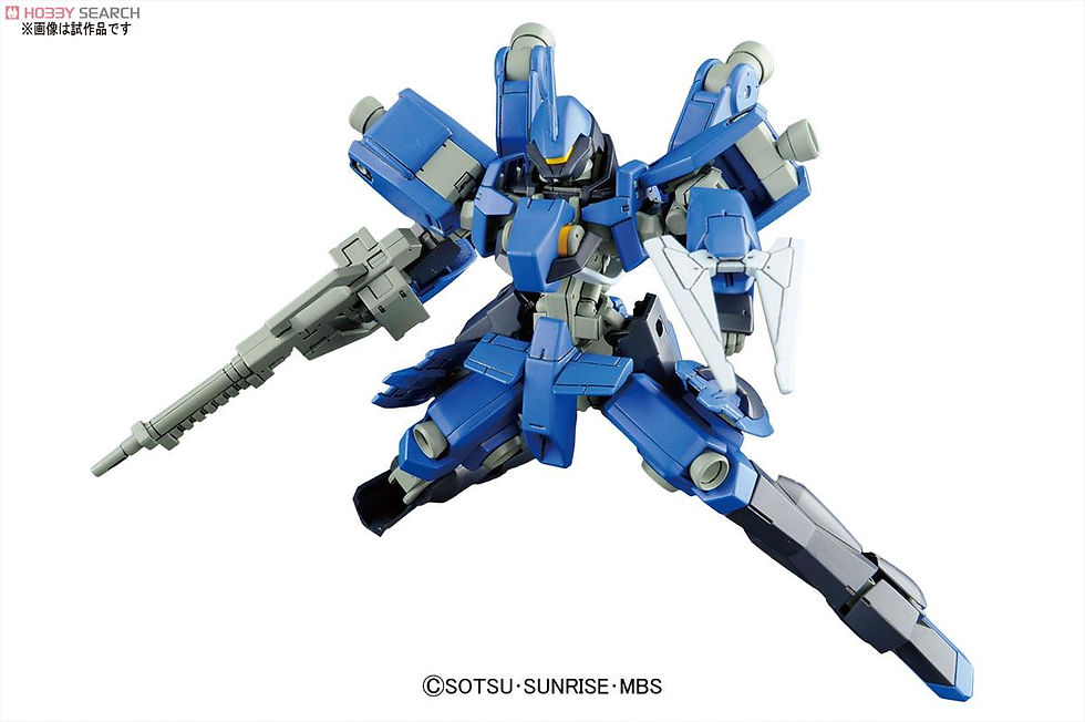 Miniatura: Gundam HG 1/144 McGillis's Schwalbe Graze Model Kit