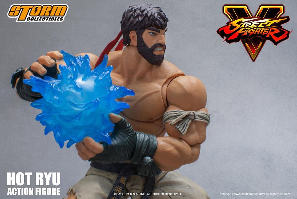 Miniatura: Street Fighter V Hot Ryu 1/12 Scale SDCC 2017 Figura exclusiva