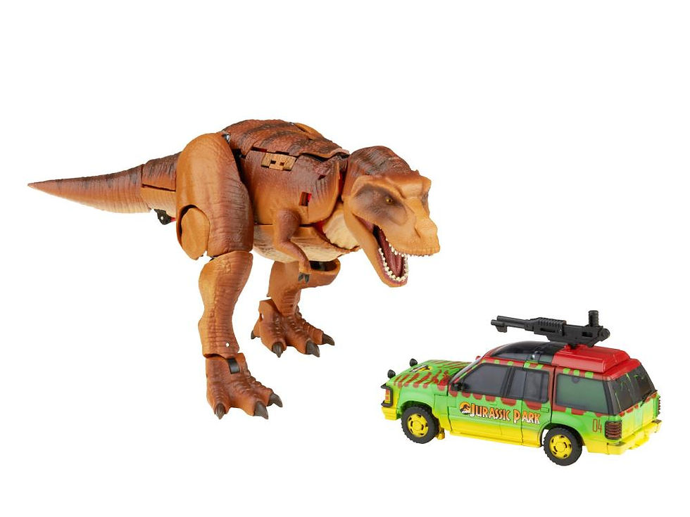 Miniatura: Transformers x Jurassic Park Tyrannocon Rex y JP93 paquete de dos