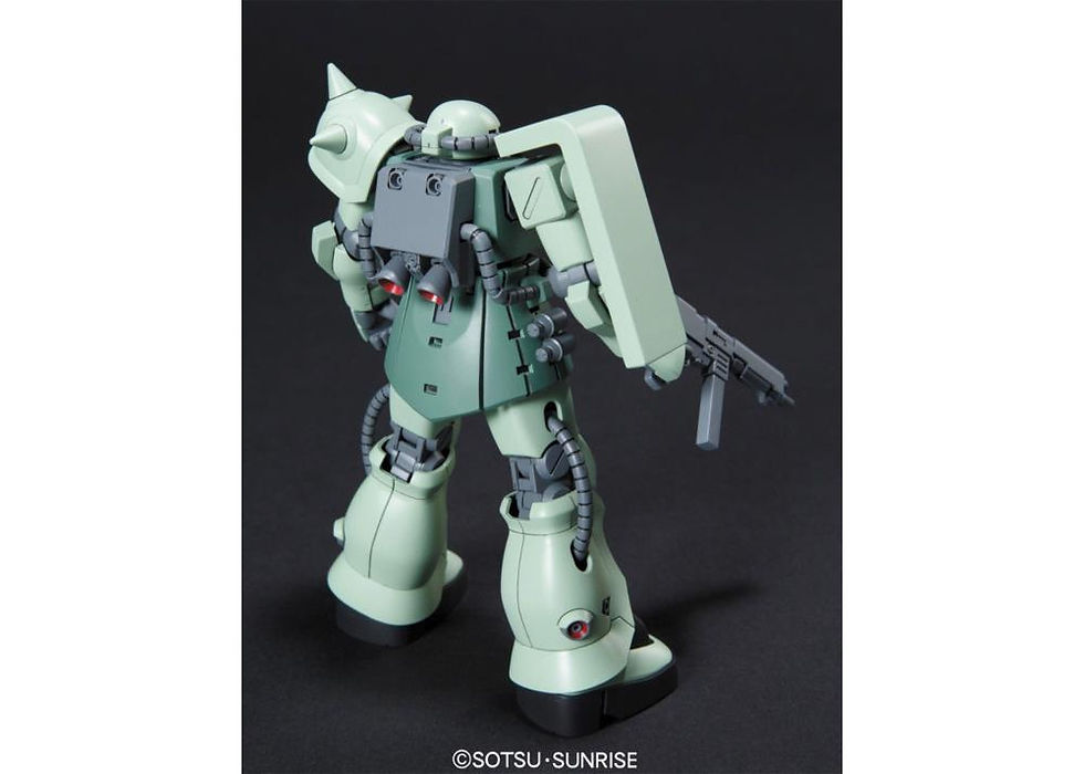 Miniatura: Gundam HGUC #105 1/144 MS-06F-2 Zaku II F2 (Zeon Ver.) Kit de modelo