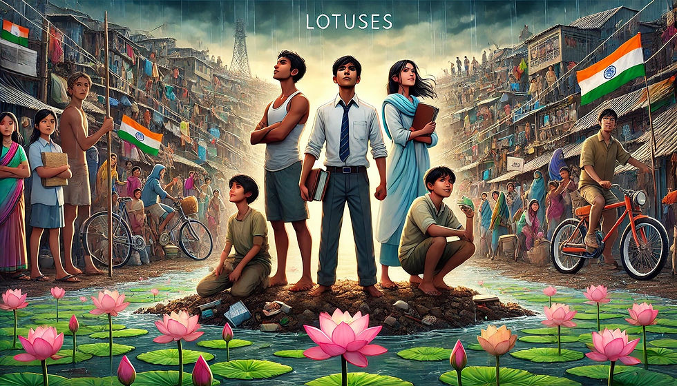LOTUSES IN THE MUD