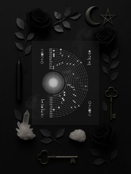 MOON PHASE CALENDAR IV