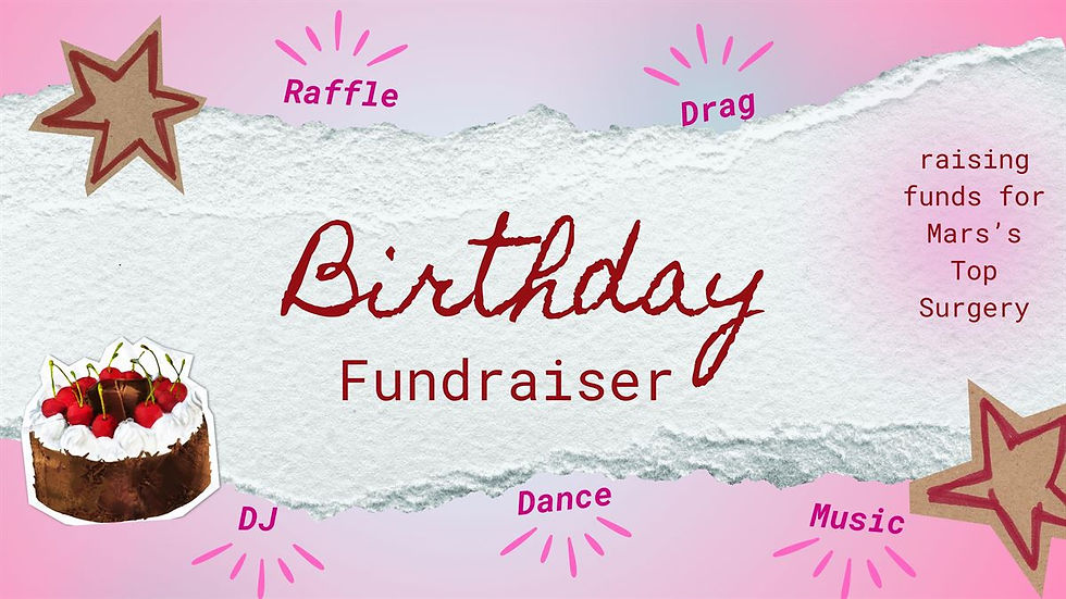 MARS' BIRTHDAY FUNDRAISER