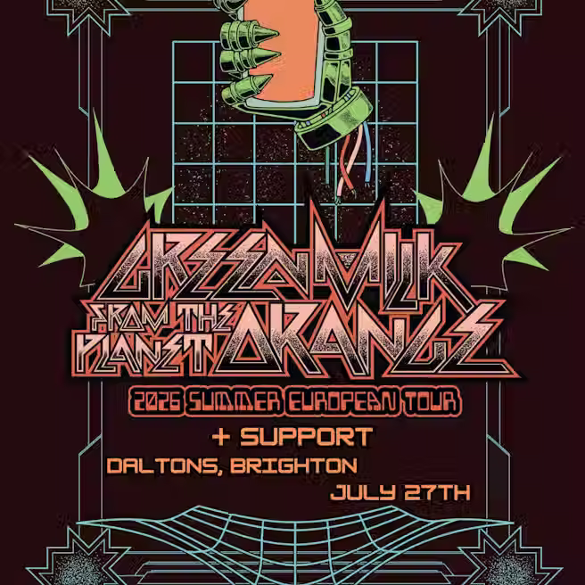 GREEN MILK FROM THE PLANET ORANGE + SUPPORT