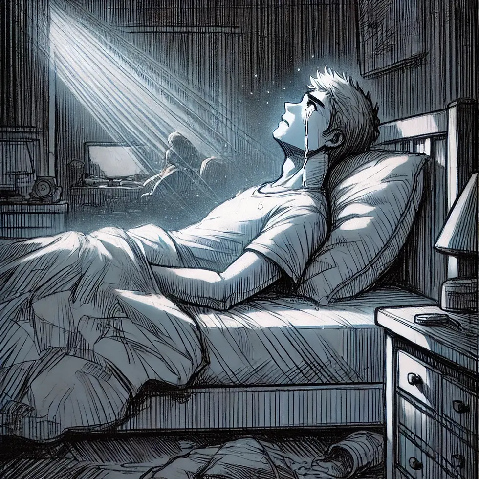 night full of regret