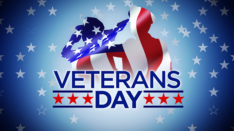 TCC CLOSED:  Veteran's Day