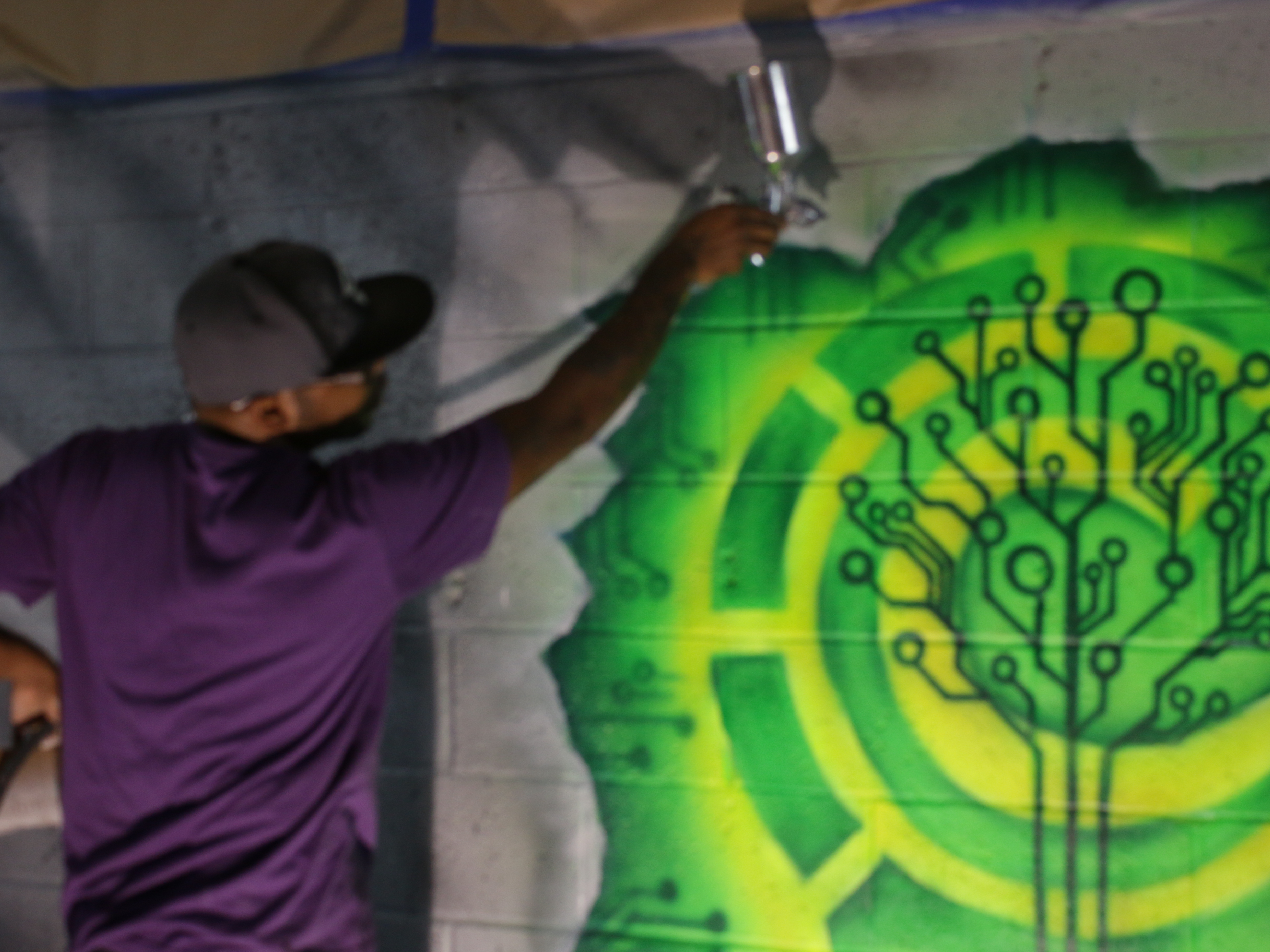 Mural at Codefi By:Malcolm McCrae