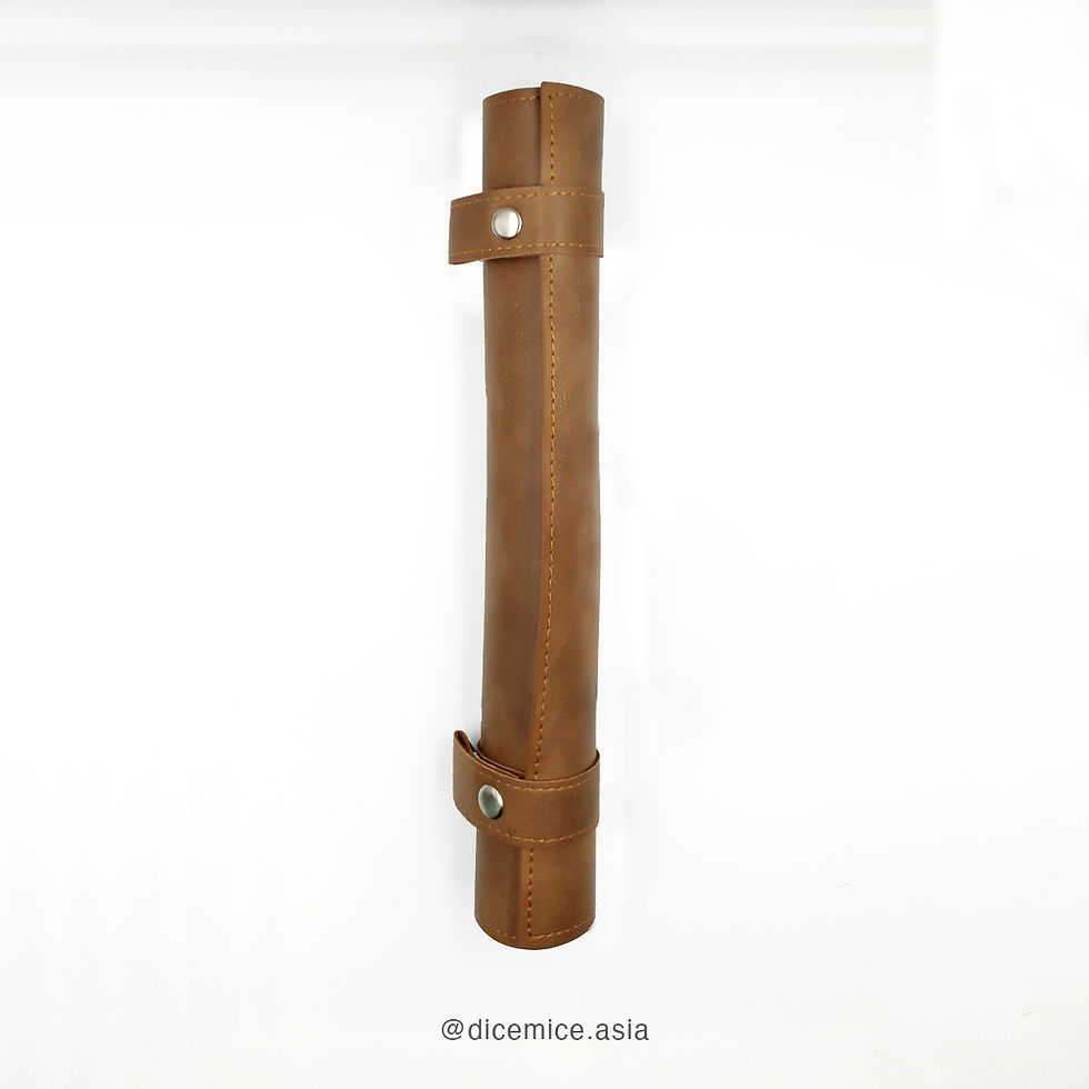 Thumbnail: Dice Roll Scroll - Leather Dice Mat and Storage