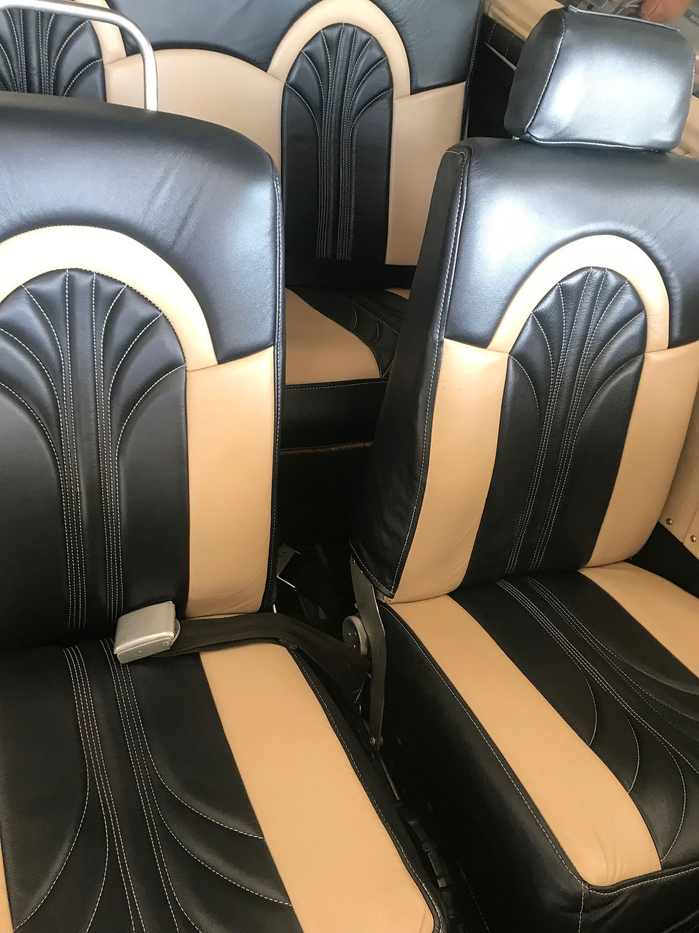 New all leather interior