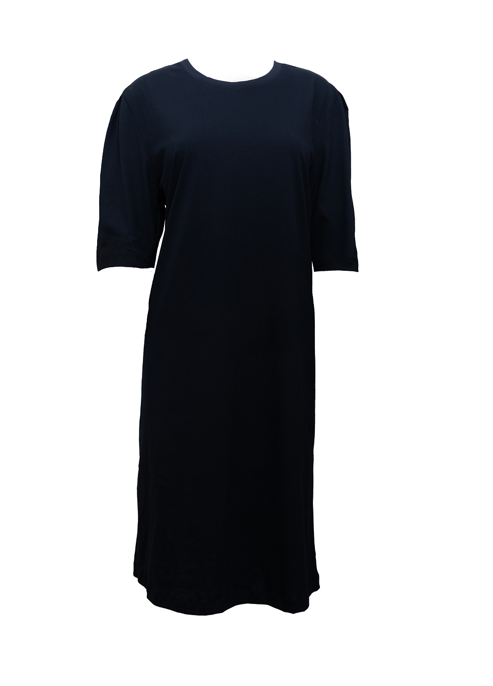 AVA MI-LONG T-SHIRT DRESS BLUE NAVY