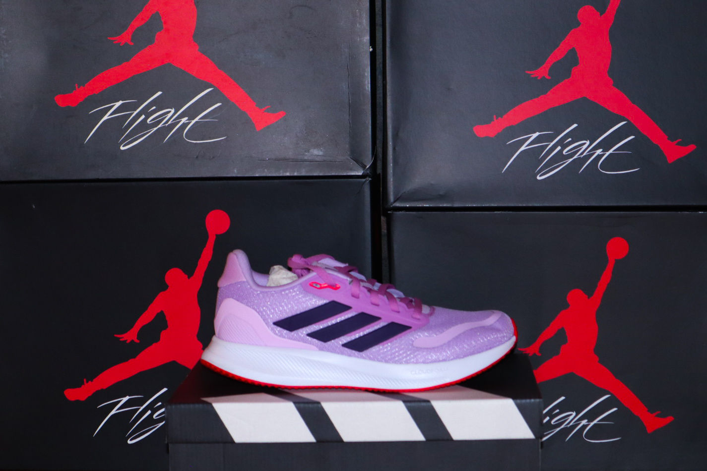 Adidas Runfalcon 5 "Powder Plum/ Lucid Red
