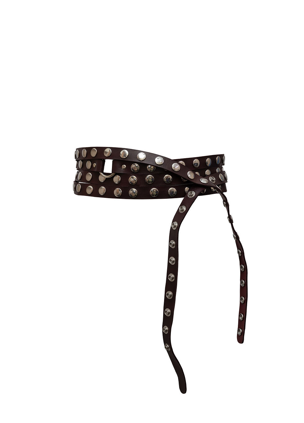 NOA BELT MULTI TOURS BURGUNDY