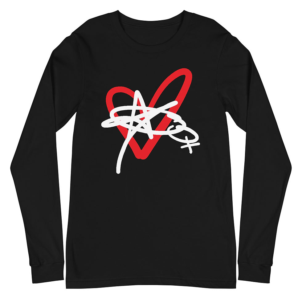 heart logo - grown-girl - Unisex Long Sleeve Tee