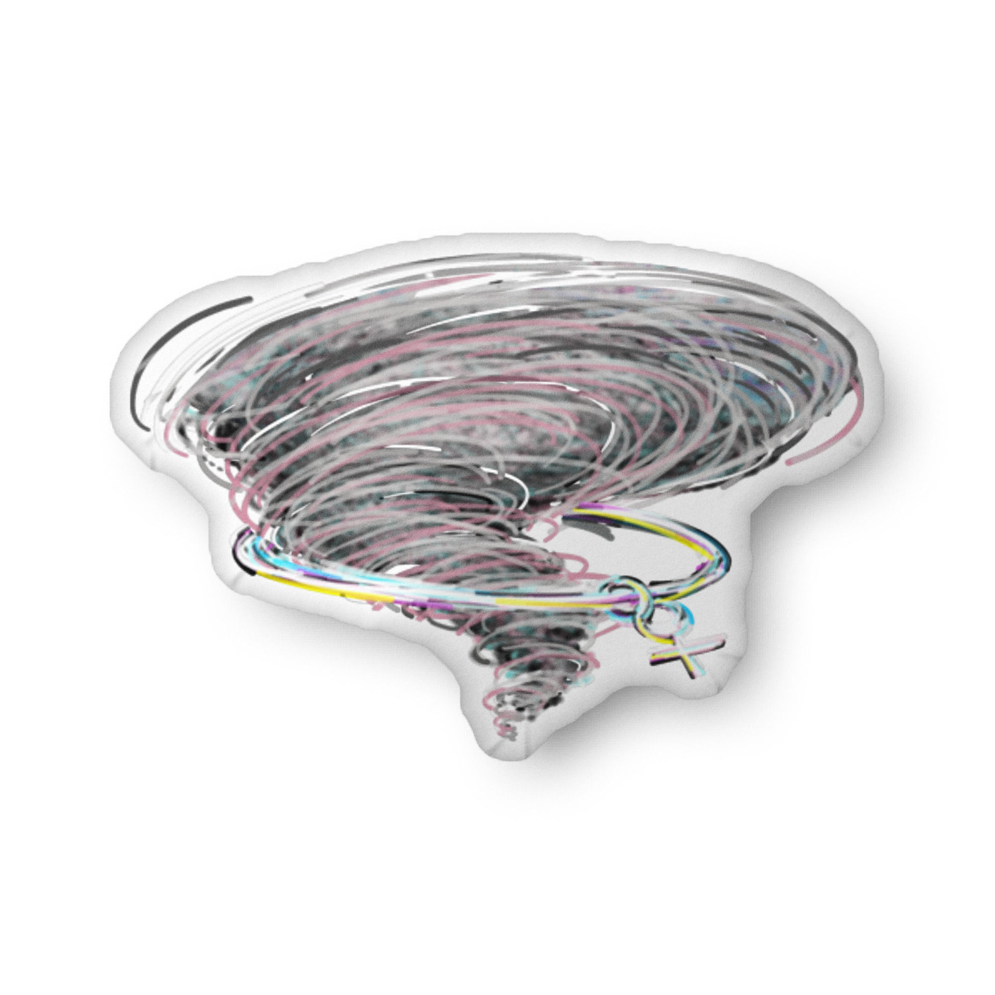 natural disaster - cbLc - Custom-shaped pillow