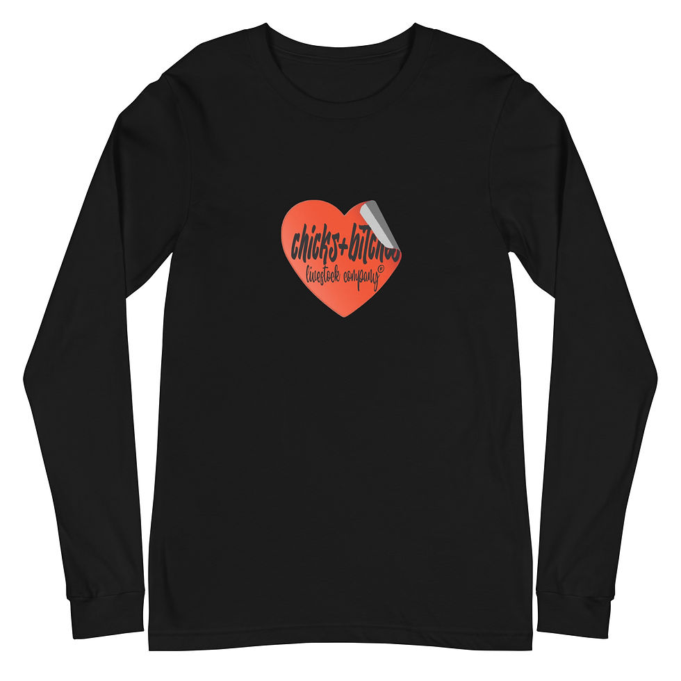 cbLc® heart sticker - Unisex Long Sleeve Tee copy