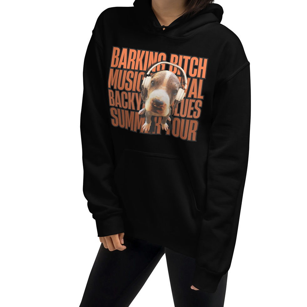 Thumbnail: barking bitch - Unisex Hoodie