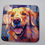 Thumbnail: Golden Retriever - Pop Art Coaster