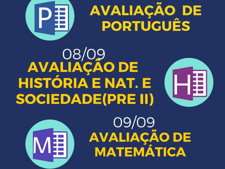 Calendário de Prova