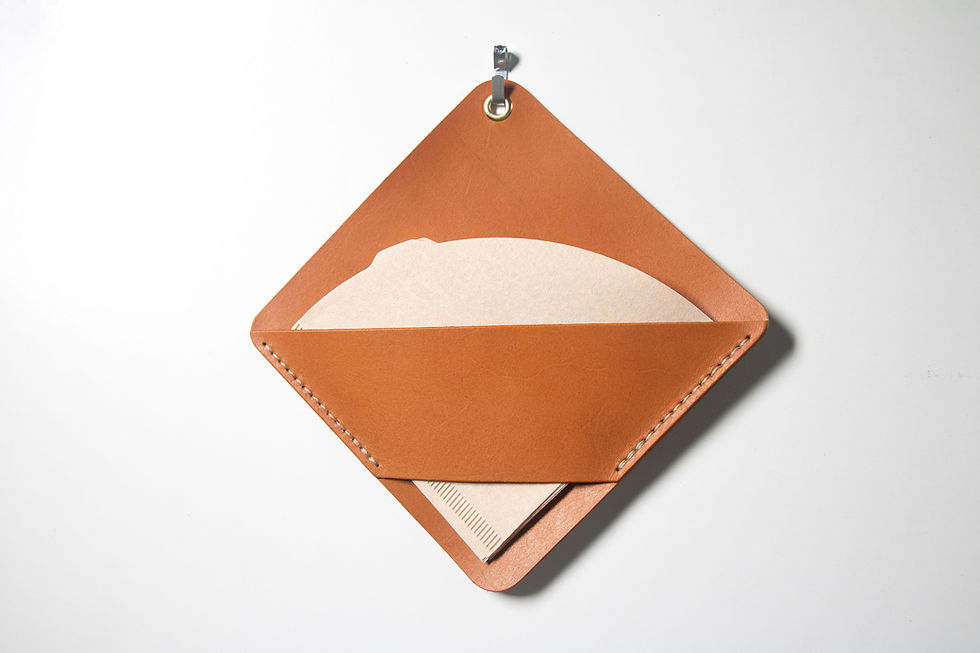 Thumbnail: Leather Coffee Filter Holder