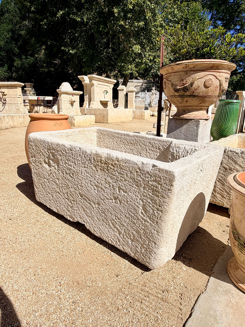 Thumbnail: Antique limestone Trough from France