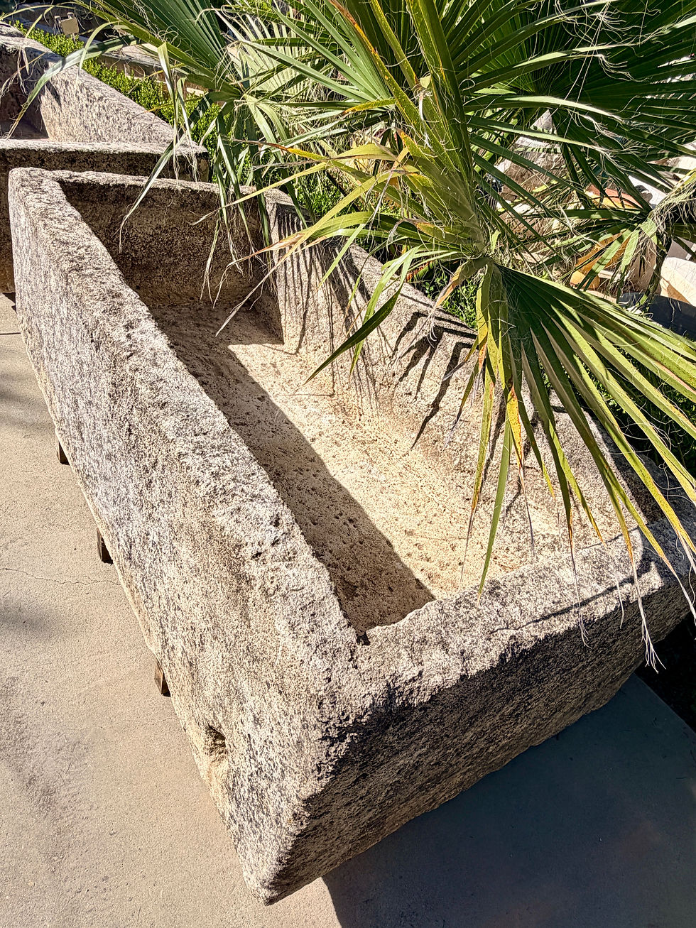 Thumbnail: Antique Limestone trough from France