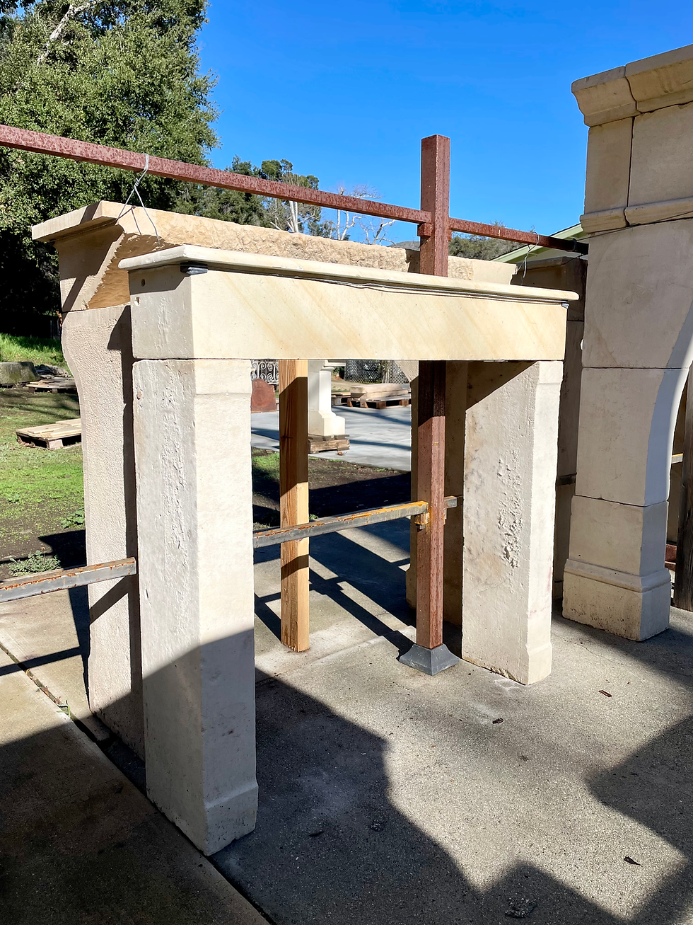 Thumbnail: Antique Limestone Fireplace FSM.1220