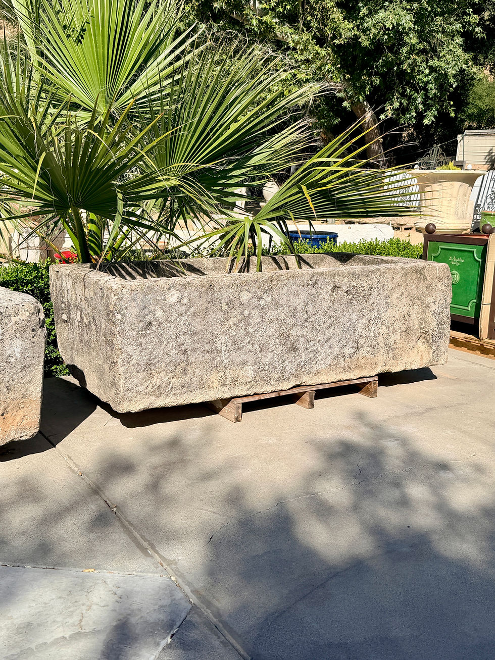 Thumbnail: Antique Limestone trough from France