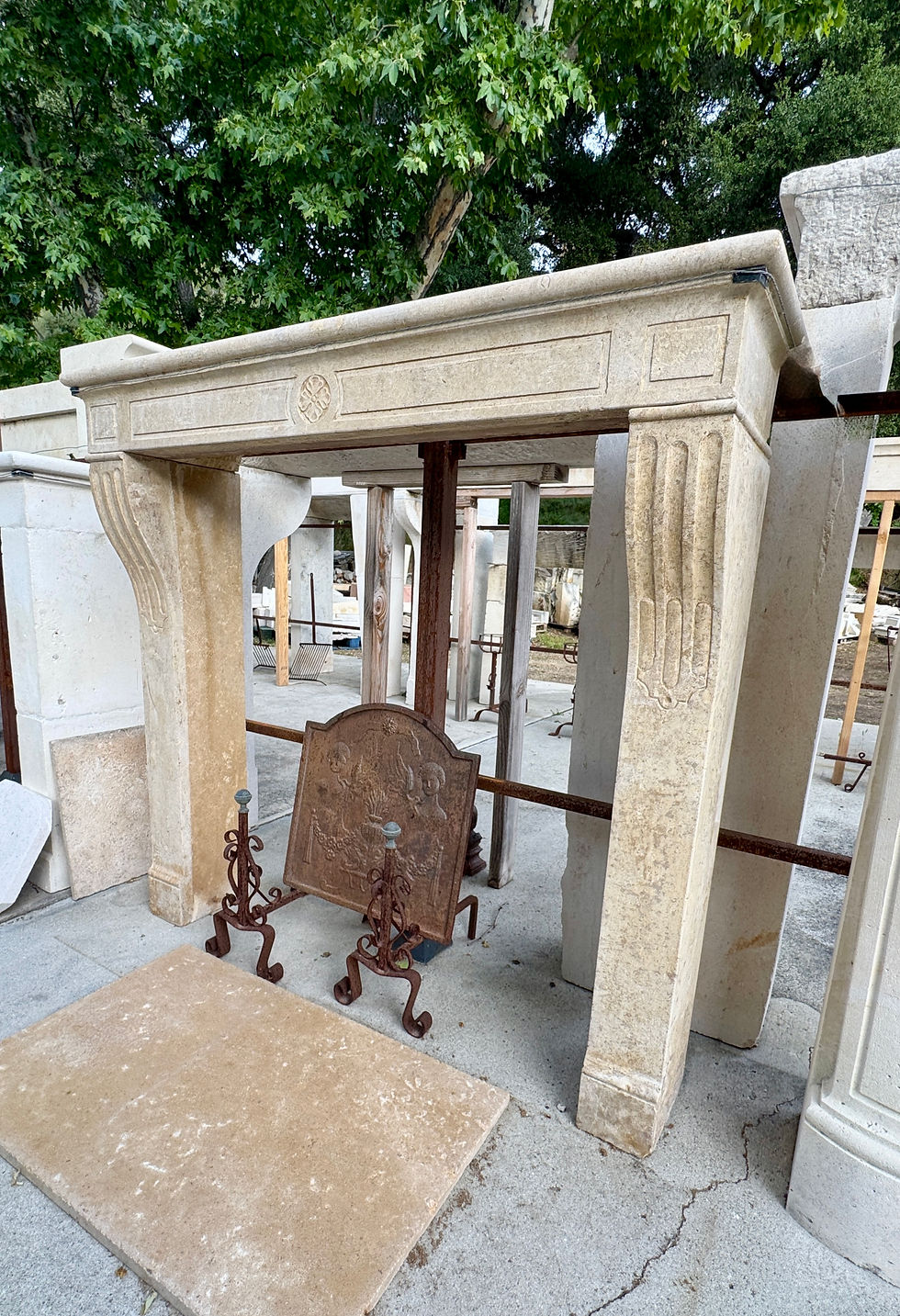 Thumbnail: Antique Limestone Fountain from France at Charme D'antan