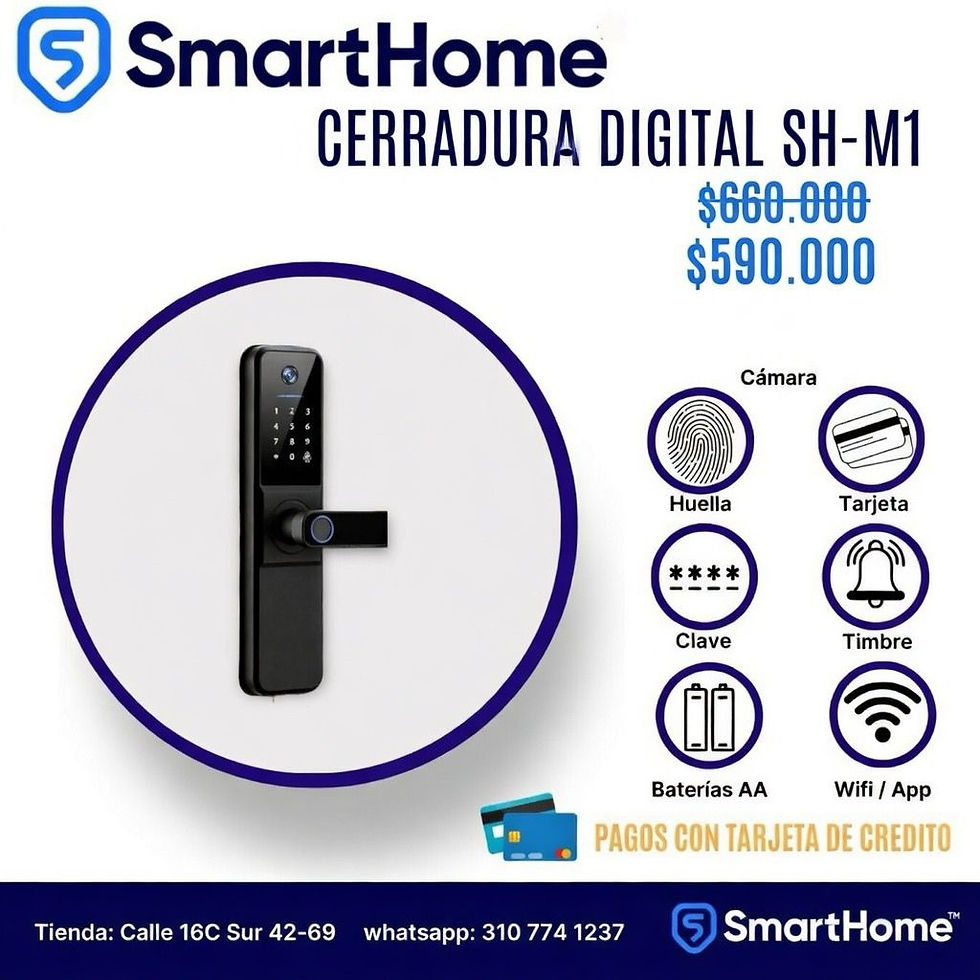 Cerraduras inteligentes en Envigado con instalación profesional