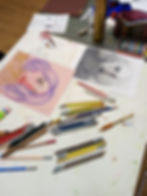pastel porttrait adulte