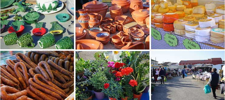 Alfeizerao's monthly outdoor market