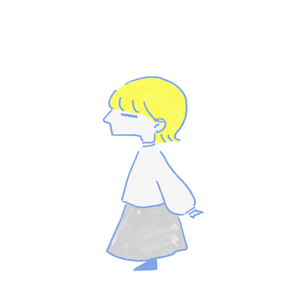 イロハちゃん背伸び.gif
