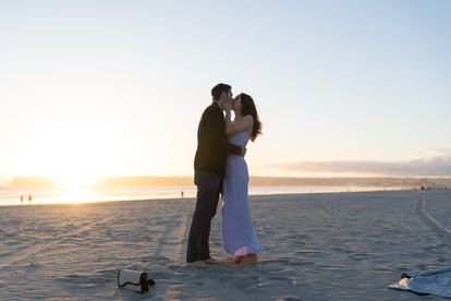 Coronado Island San Diego Surprise Proposal Photos