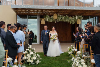 Wedding Ceremony at Scripps Seaside Forum