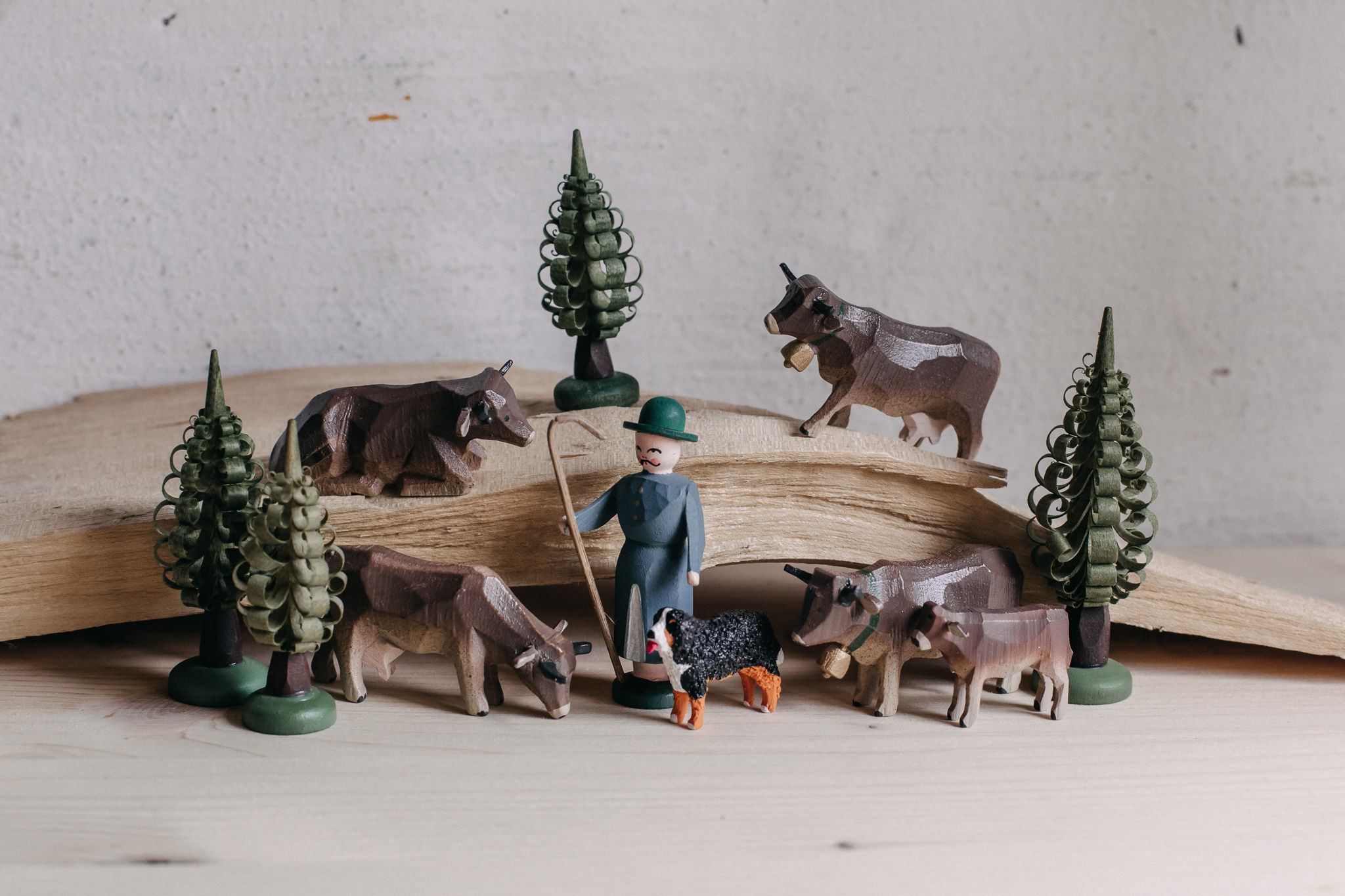 herd of cows, small set