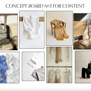 Proposed concept board for Social Content #3