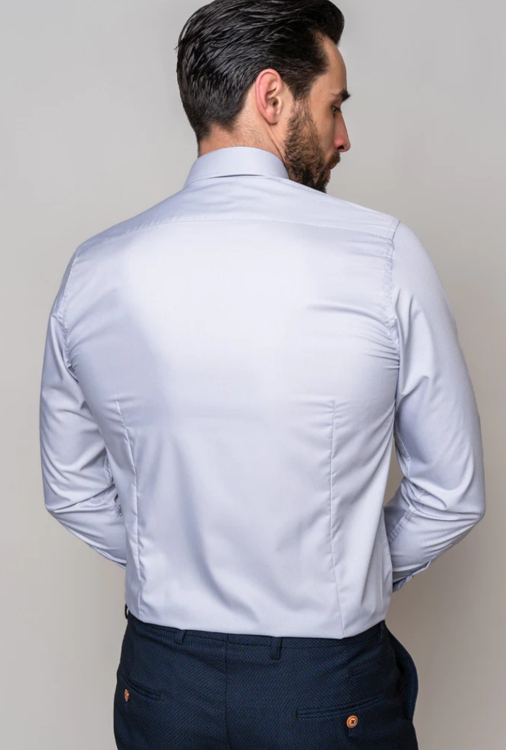 Thumbnail: CARTER - SILVER LONG SLEEVE SHIRT
