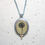 Thumbnail: Handcrafted Dandelion Tintype Set In Silver, 14K Gold, Gold Filled Bezel w/Chain