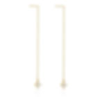 Flower Delicacy Threaders (Quality Gold Plated Sterling Silver) With CZ Stones