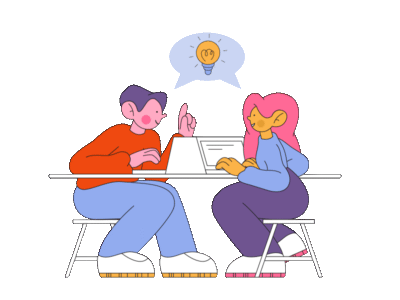 bloom-seated-man-and-woman-doing-work-analytics.gif