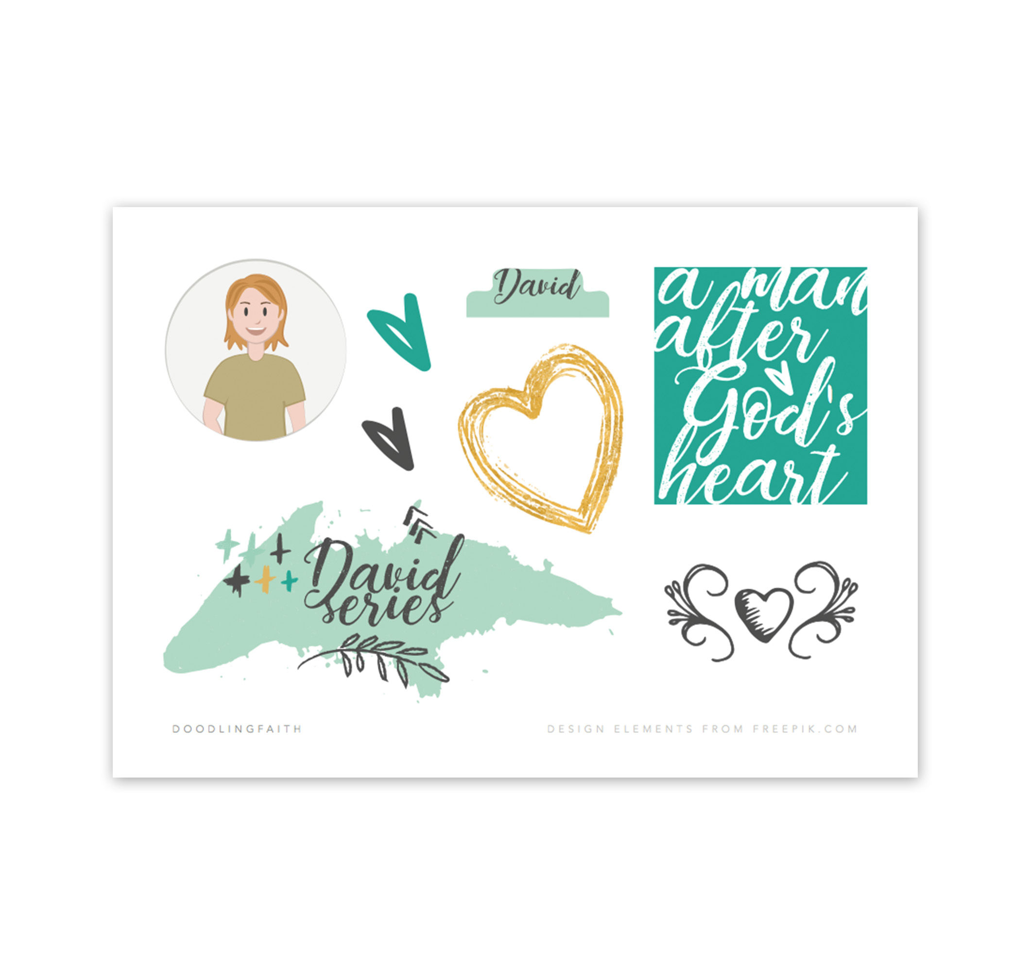 David Series devotional set up