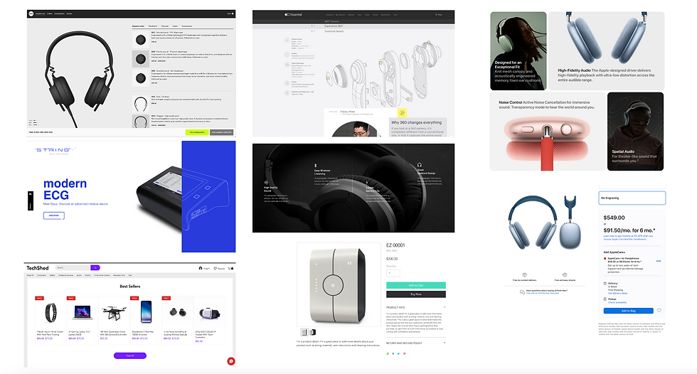 Electronic store inspirations