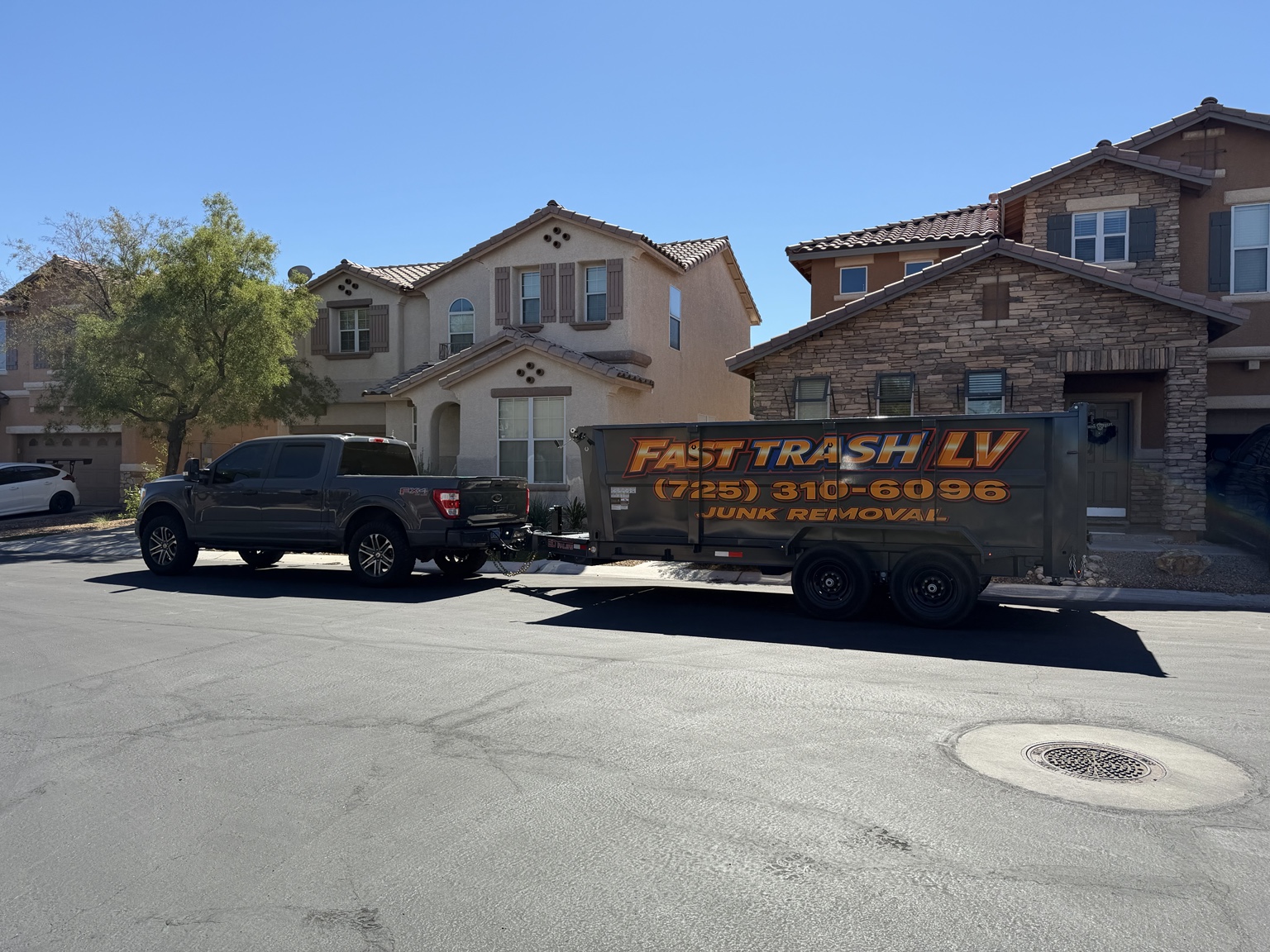 Fast Trash LV dump trailer