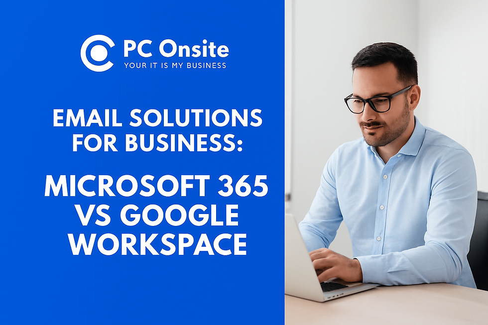 Email Solutions for Business: Microsoft 365 vs Google Workspace